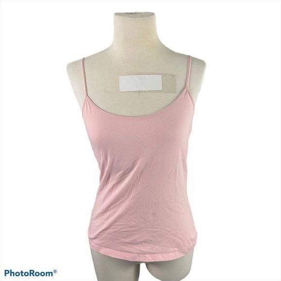 🌿4/$35 🌿 BODY BLEU Pink Tank Top with Built in Bra - Picture 6 of 6